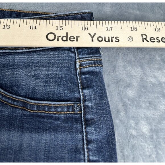 American Eagle Outfitters Hi-Rise Shortie Jean Short Women's 14 Denim Cut Off - Picture 4 of 12